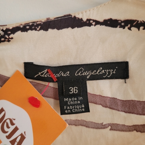 Alexandra Angelozzi Elegant Multicolor Women's Silk Dress - Picture 3 of 8